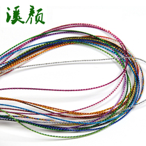 Fly Fishing Wool Hook Tied Material Fly Fly Rosophila Larvae Larvae Larvae Strapped Line Colorful Flash Braided Wire 16 Color