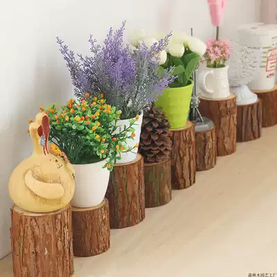 Creative country pastoral Wall wooden wall decoration three-dimensional wooden wall decoration wall hanging flower arrangement ornaments flower pot