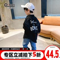 Little Elephant Ham childrens clothing boys autumn clothes new long sleeve shirt childrens thin coat 2021 foreign style Net Red children