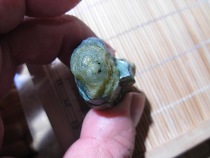 Surface nine eyes shale stone eye stone jin qian shi beads to ward off evil spirits and body to spell-eight hair