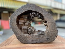 Vietnamese Red Wood Crafts Large Red Acid Branches Home Whole Wood No Pick Up Pure Hand Engraving Weathered Old Stock