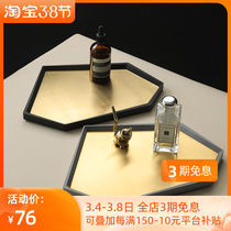 Jue 1 Cement disc Nordic Home Modern trays Ins tea water glasses Decorative Pendulum Disc Profiled jewelry containing sets