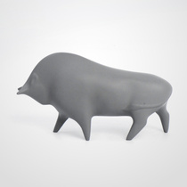 Modern minimalist cattle swing piece Xuanguan Living room bookcase office leads desktop home decent board room creative decoration