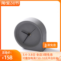 Jue one FONE clear water concrete seat bell minimalist modern bedroom clock swing piece creative headboard decorative ornament