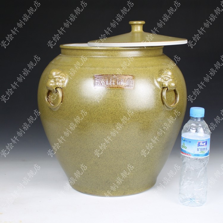 Antique tea at the end of the jingdezhen ceramics glaze covered barrel storage tank mercifully jars cylinder ricer box