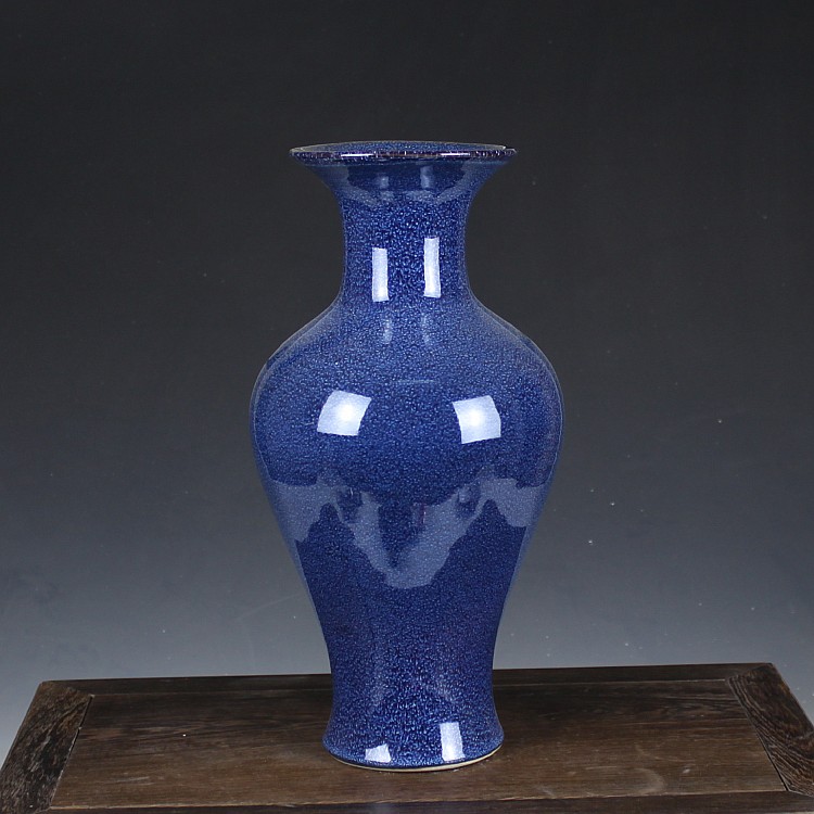 Jingdezhen ceramic vases, antique variable pattern glair bottle gourd color glaze porcelain vase