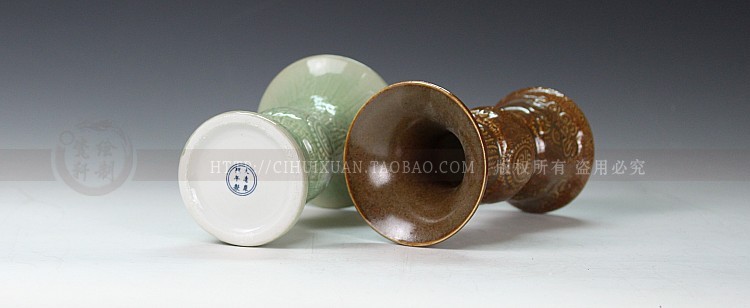 Jingdezhen ceramic is put flower implement floret bottle ceramic antique porcelain vase home decoration