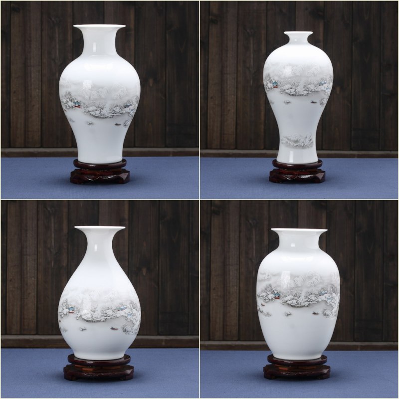 Jingdezhen ceramics furnishing articles Chinese TV sitting room porch ark, home decoration decoration plate