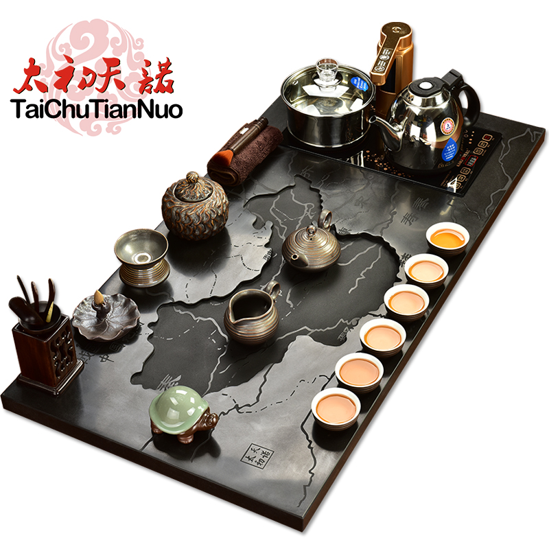 The beginning day, stone tea tray automatic four unity of Japanese tea tea tea set tea sea intelligent electric tea stove