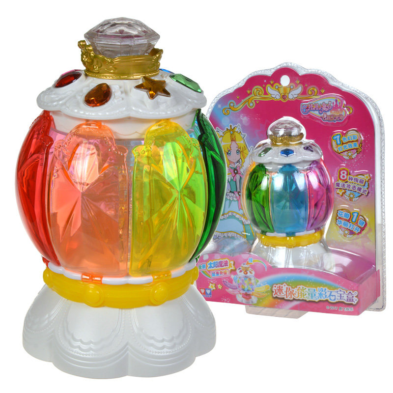 巴拉拉啦啦小魔仙飞越彩灵堡女孩能量彩石宝盒音乐盒公主魔法绘本