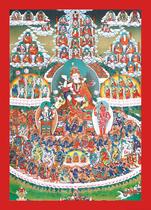 The new version of the Buddha portrait picture photo paper double-sided plastic seal of the marriage annotation version of the conversion plus the line of the Great Dzogchen Conversion Academy