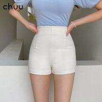 Chuu Korea High Waist Stretch Stretch Stretch Stretch Stress Shorts Woman Summer Outside Wears Sexy Spicy Girls