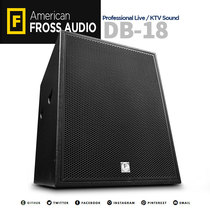 Fross Boil DB-18 High Power 18-inch Speaker Subwoofer Professional Stage Showline Array Speakers