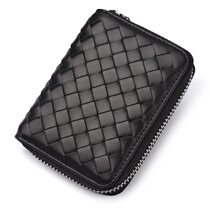 2021 New sheepskin card bag men Small multi card position large capacity female leather card bag card package Tide brand thin