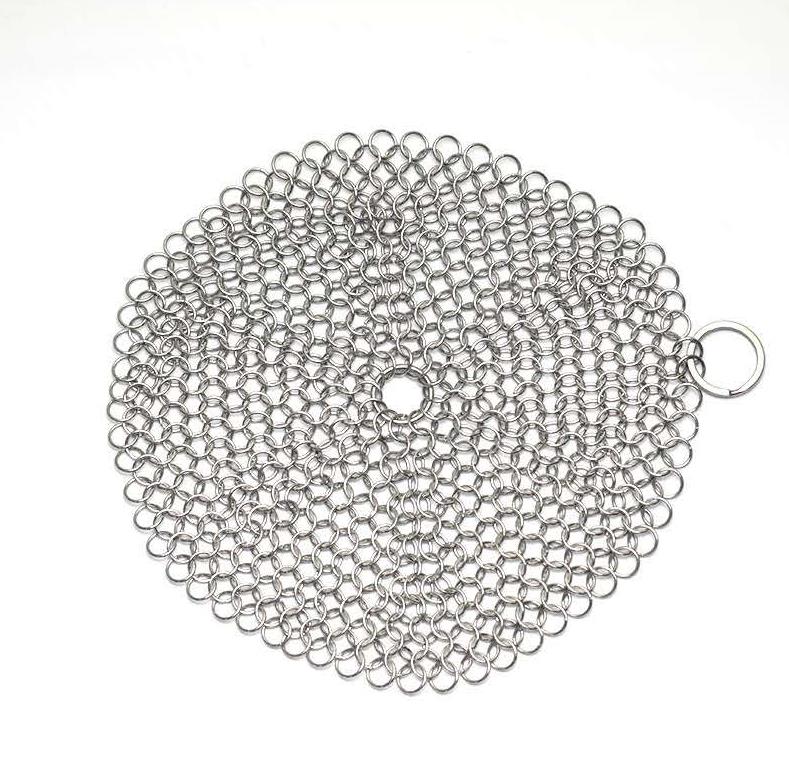 Iron chain net washing ball work tableware wash dish washing daily necessities of the portable 316 stainless steel pot