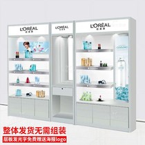 Cosmetics display cabinet Skin care display cabinet Beauty salon product shelf Container Simple modern back cabinet shelf