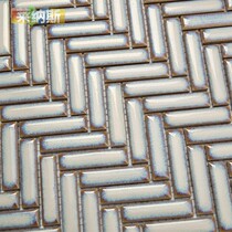 Linus humanoid glazed gray ceramic TV background kitchen wall tile Masek