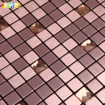 (Linus) Rose metal aluminum-plastic panel mosaic 13-side mirror adhesive tile background wall sticker