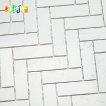 Linus long natural stone marble background wall kitchen bathroom wall tile mosaic