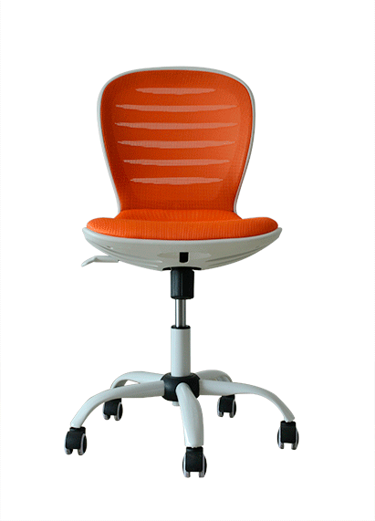 思客 电脑椅 家用办公椅 移动无扶手小升降转椅网布职员椅子小巧