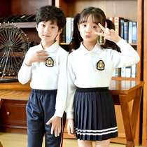 2021 new kindergarten Garden clothes spring and autumn men and womens clothing English style Primary School uniforms sports set