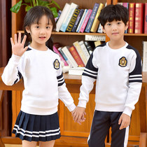 Kindergarten garden clothes sportswear suits Cotton Spring and Autumn Winter childrens uniforms primary and secondary school students college style class clothes