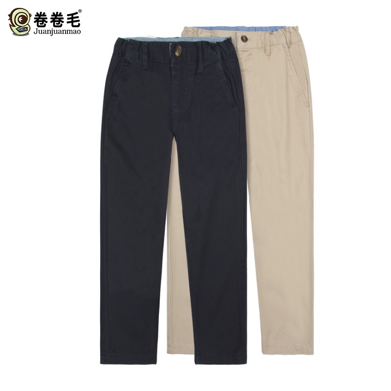 Academy style school uniforms pants Spring and Autumn Winter kindergarten uniforms Cotton Boys Primary and secondary school students boys class clothes trousers