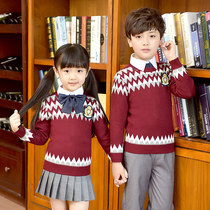 Yinglun College Wind sweater Childrens school uniform suit Spring and autumn Winter Kindergarten Garden clothes male and female child primary school children class clothes