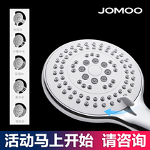 Nine Pastoral Descaling Five Function Shower Nozzle Shower Nozzle Bathroom silicone Handheld Shower shower Lotus Shower Head S176025