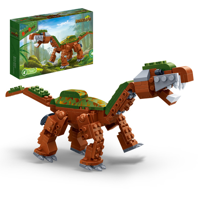 【小颗粒】邦宝拼装益智积木玩具侏罗纪公园恐龙 雷龙6858
