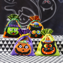 Halloween gift candy bag children ask for sugar bag small gift pumpkin bag ornament cloth bag creative tote bag