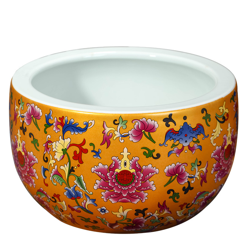 Jingdezhen ceramics cornucopia sitting room porch feng shui opening gifts decorative furnishing articles furnishing articles a thriving business. A basin