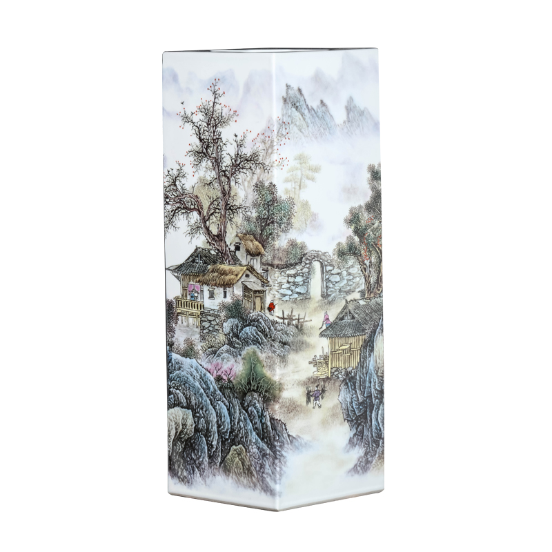 Jingdezhen ceramics powder enamel originality of large vases, large Chinese style porch sitting room home furnishing articles