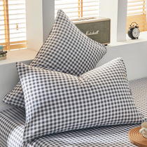 Caiyang cotton pillowcase summer cotton pillowcase double single single pillowcase 48x74 pair for household