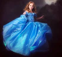 Cinderella dress explosion butterfly childrens dress Childrens princess dress dress Summer birthday gift