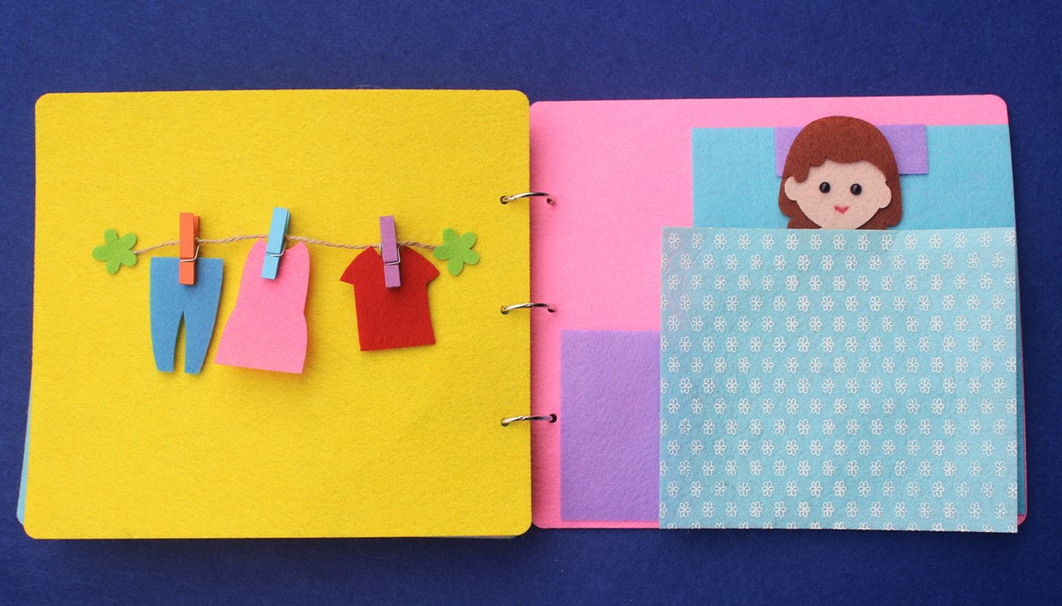 不织布书自制绘本diy故事图书 宝宝儿童幼儿园手工制作亲子材料包_券