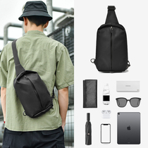 Chest bag men's bag shoulder crossbody bag men's trendy brand student casual crossbody bag new fashionable personality small backpack