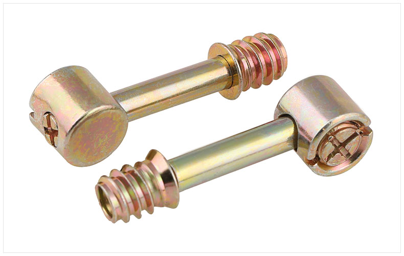 家具螺丝 家具四合一连接件 偏心轮配件 拼装件 锤仔螺丝 m6