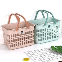 Convenience bath basket portable bathroom bath basket elegant series Storage Basket Full hollow plastic bath basket