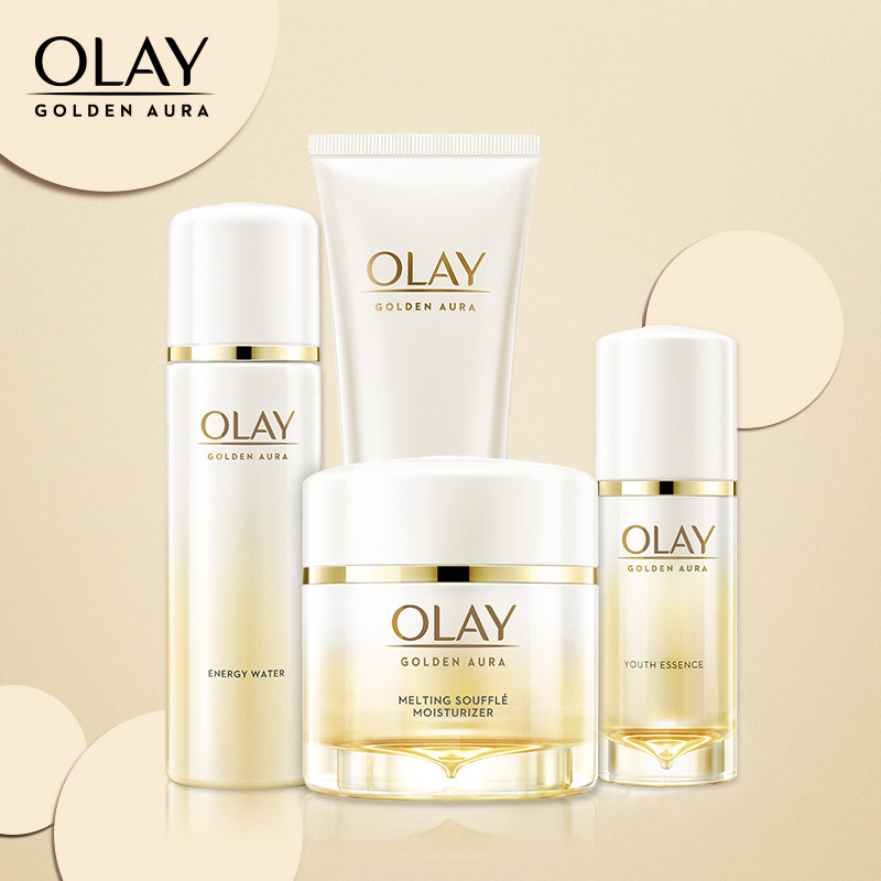 olay菁醇青春黄金酵母四件化妆护肤品套装补水保湿滋润紧致女正品