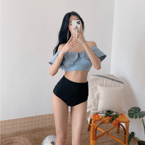 Tuk-dot Han Shang South Korean Infairy Fan Fairy Van Split Swimsuit Woman Summer Petty Chest High Waist Covering Belly Spa 2021 New Swimsuit