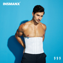 INSMANX mens shapewear girdle girdle woman closeted waist and waist beer belly beer belly slim and breathable zipper