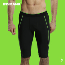 INSMANX Men Tight Pants Sports Fitness Training Compression Pants Running Riding Swim Pressure 50% Pants