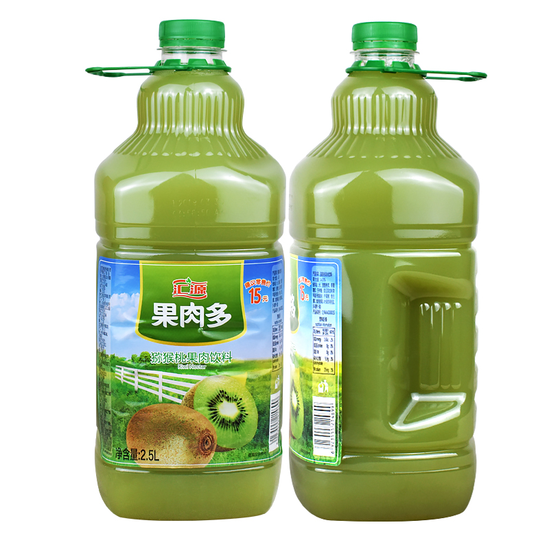 汇源果汁橙汁果益多果汁2.5l*1瓶橙汁猕猴桃桃汁果味