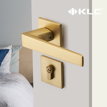 KLC door lock indoor bedroom silent magnetic door lock household toilet universal lock handle wooden door lock