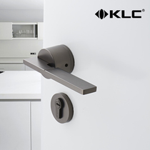 KLC door lock indoor bedroom door lock household universal type Nordic style magnetic suction silent handle wooden door lock