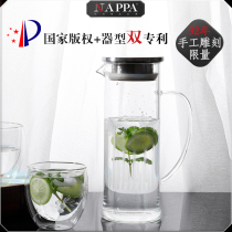 NAPPA glass kettle high temperature resistant explosion-proof glass cold kettle household water cup set large capacity cold kettle