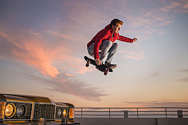 酷炫你我滑板给力