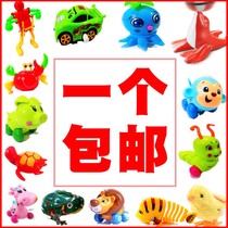 Clockwork toys small animals Children Baby Baby iron frog rabbit Rooster chain toddler clockwork toys