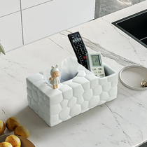 Simple cute elf tissue box creative Nordic home dining room living room coffee table multi-function remote control drawing paper box